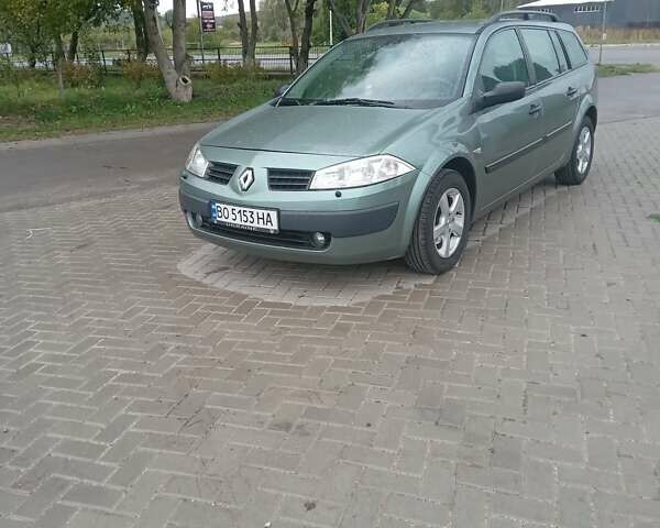 Зеленый Рено Меган, объемом двигателя 1.6 л и пробегом 230 тыс. км за 4400 $, фото 3 на Automoto.ua