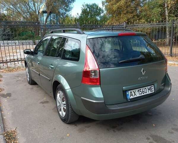 Зеленый Рено Меган, объемом двигателя 1.6 л и пробегом 257 тыс. км за 6200 $, фото 2 на Automoto.ua