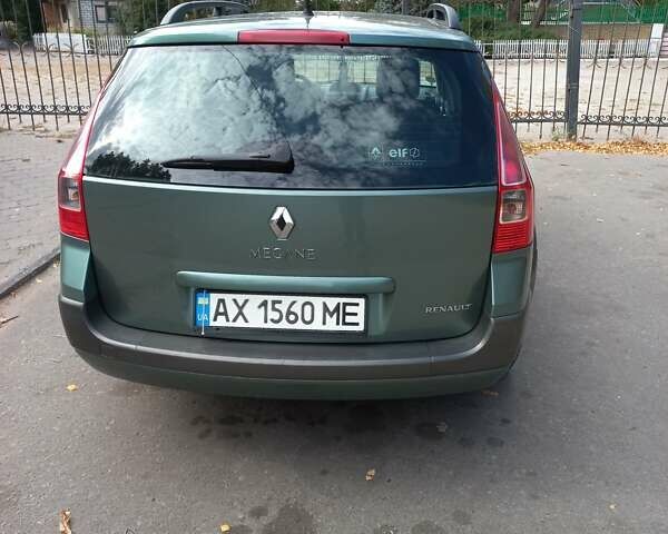 Зеленый Рено Меган, объемом двигателя 1.6 л и пробегом 257 тыс. км за 6200 $, фото 1 на Automoto.ua