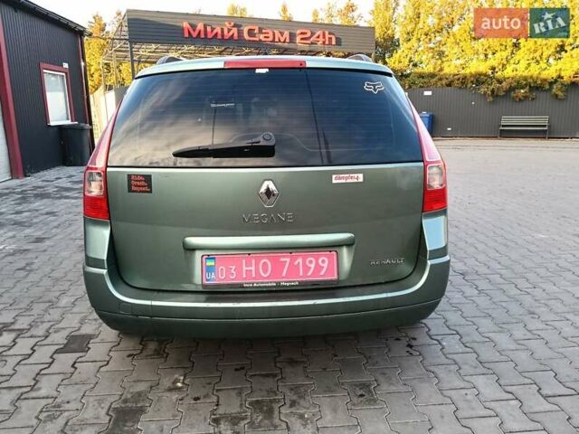 Зеленый Рено Меган, объемом двигателя 1.6 л и пробегом 231 тыс. км за 4500 $, фото 9 на Automoto.ua