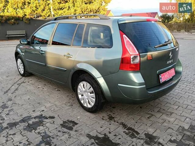 Зеленый Рено Меган, объемом двигателя 1.6 л и пробегом 231 тыс. км за 4500 $, фото 1 на Automoto.ua