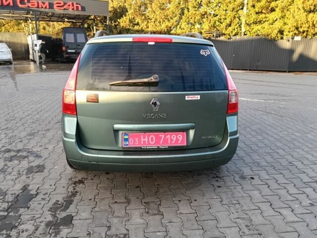 Рено Меган 2007 в Владимир-Волынский на Automoto.ua Зеленый Рено Меган, объемом двигателя 1.6 л и пробегом 232 тыс. км за 4500 $, фото 13 на Automoto.ua