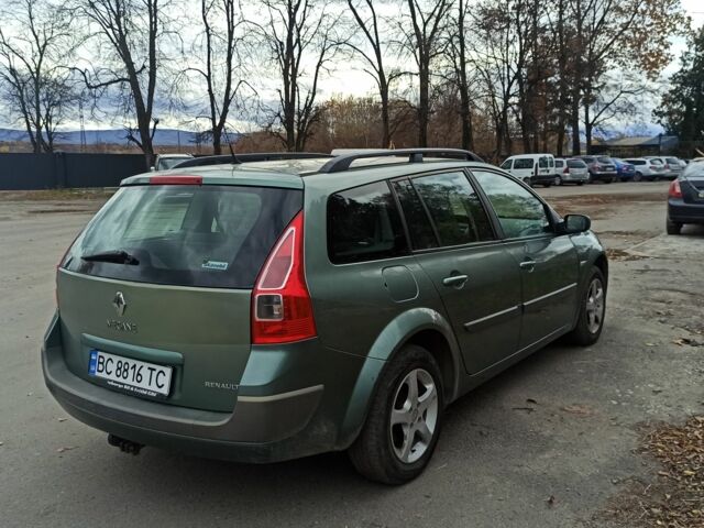 Рено Меган 2007 в Дрогобыче на Automoto.ua Зеленый Рено Меган, объемом двигателя 1.6 л и пробегом 152 тыс. км за 5300 $, фото 5 на Automoto.ua