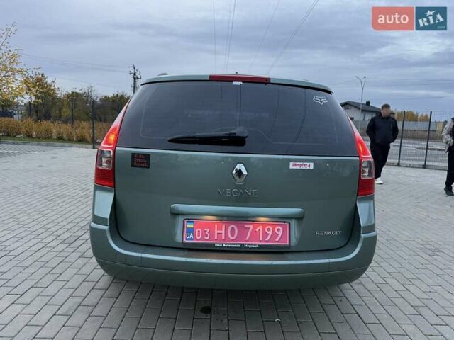 Зелений Рено Меган, об'ємом двигуна 1.6 л та пробігом 231 тис. км за 4700 $, фото 6 на Automoto.ua