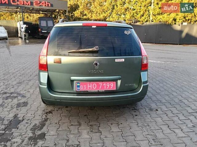 Зеленый Рено Меган, объемом двигателя 1.6 л и пробегом 231 тыс. км за 4500 $, фото 7 на Automoto.ua
