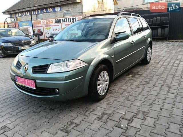 Зеленый Рено Меган, объемом двигателя 1.6 л и пробегом 231 тыс. км за 4500 $, фото 10 на Automoto.ua