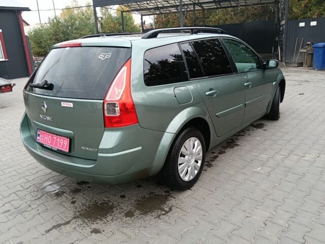 Рено Меган 2007 в Владимир-Волынский на Automoto.ua Зеленый Рено Меган, объемом двигателя 1.6 л и пробегом 232 тыс. км за 4500 $, фото 17 на Automoto.ua