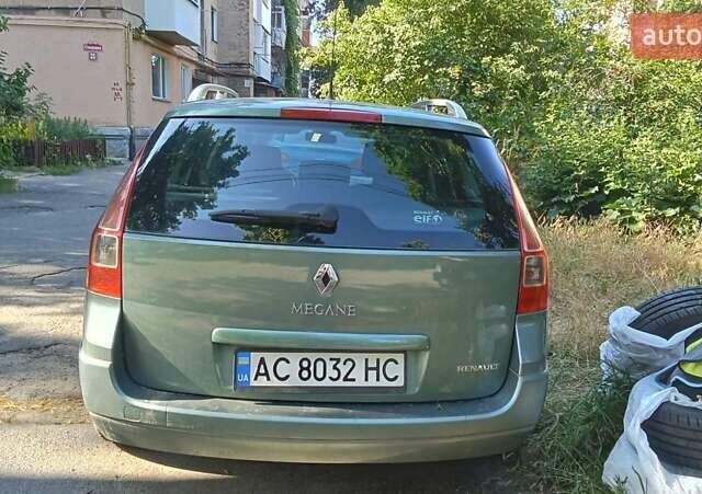 Зеленый Рено Меган, объемом двигателя 1.6 л и пробегом 183 тыс. км за 5700 $, фото 13 на Automoto.ua