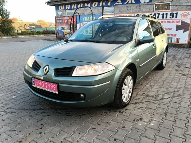 Рено Меган 2007 в Владимир-Волынский на Automoto.ua Зеленый Рено Меган, объемом двигателя 1.6 л и пробегом 232 тыс. км за 4500 $, фото 12 на Automoto.ua