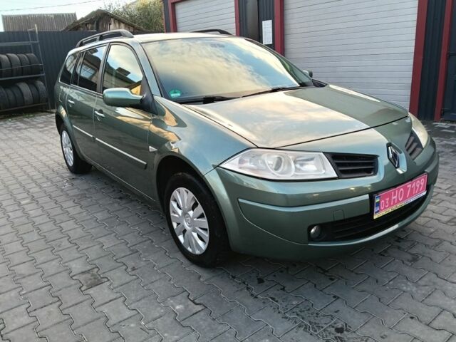 Рено Меган 2007 в Владимир-Волынский на Automoto.ua Зеленый Рено Меган, объемом двигателя 1.6 л и пробегом 232 тыс. км за 4500 $, фото 2 на Automoto.ua