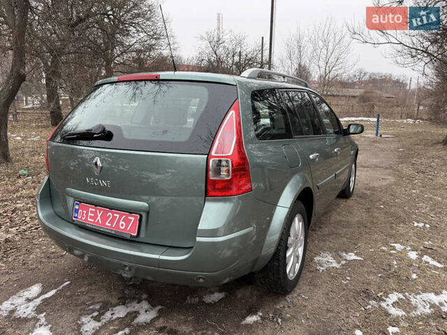 Зеленый Рено Меган, объемом двигателя 1.6 л и пробегом 230 тыс. км за 5500 $, фото 5 на Automoto.ua