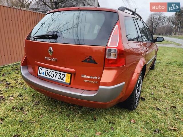 Оранжевый Рено Меган, объемом двигателя 1.6 л и пробегом 163 тыс. км за 5200 $, фото 5 на Automoto.ua