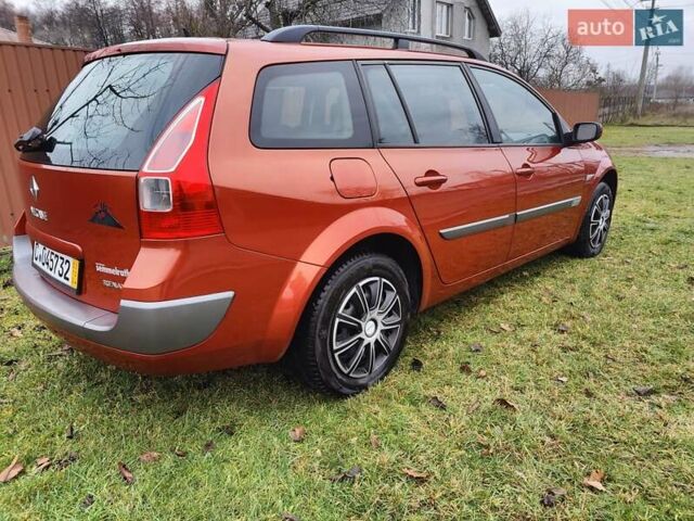 Оранжевый Рено Меган, объемом двигателя 1.6 л и пробегом 163 тыс. км за 5200 $, фото 4 на Automoto.ua