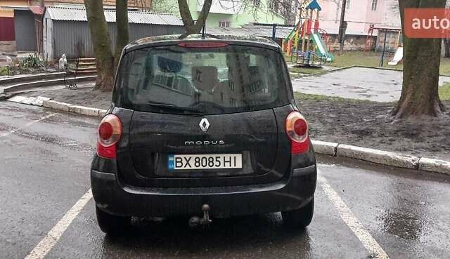 Черный Рено Модус, объемом двигателя 1.6 л и пробегом 230 тыс. км за 4100 $, фото 3 на Automoto.ua