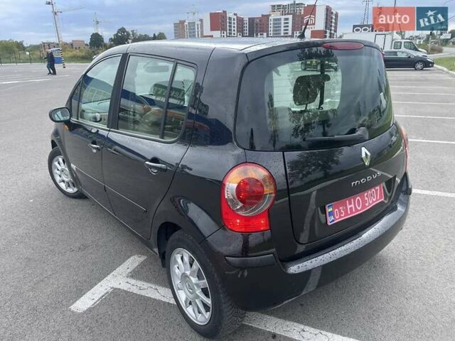 Чорний Рено Модус, об'ємом двигуна 1.6 л та пробігом 165 тис. км за 5890 $, фото 4 на Automoto.ua