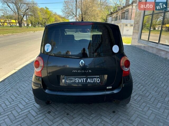 Чорний Рено Модус, об'ємом двигуна 1.6 л та пробігом 180 тис. км за 4900 $, фото 7 на Automoto.ua