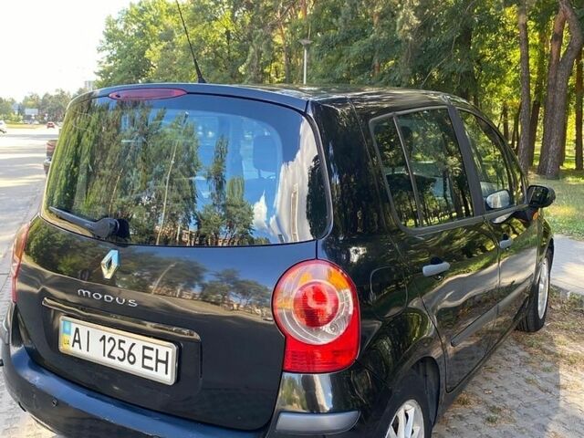 Черный Рено Модус, объемом двигателя 1.6 л и пробегом 233 тыс. км за 4300 $, фото 9 на Automoto.ua