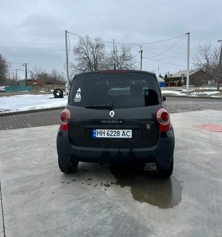 Чорний Рено Модус, об'ємом двигуна 1.39 л та пробігом 250 тис. км за 2999 $, фото 7 на Automoto.ua
