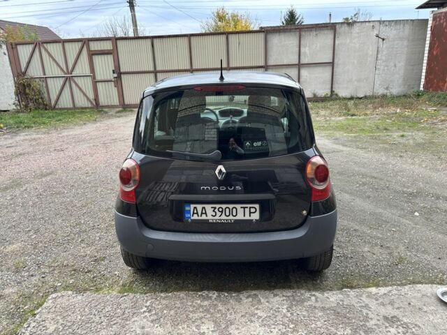 Черный Рено Модус, объемом двигателя 1.5 л и пробегом 290 тыс. км за 4000 $, фото 2 на Automoto.ua