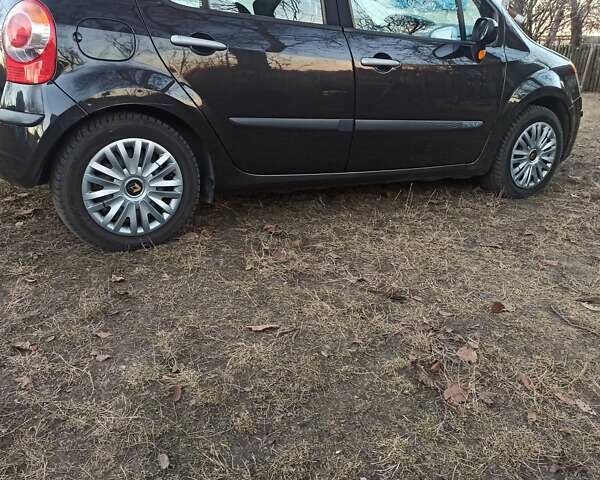 Черный Рено Модус, объемом двигателя 1.6 л и пробегом 210 тыс. км за 4200 $, фото 5 на Automoto.ua