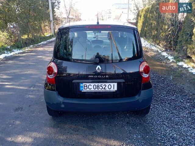 Черный Рено Модус, объемом двигателя 1.15 л и пробегом 190 тыс. км за 2899 $, фото 5 на Automoto.ua