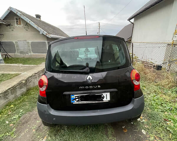 Черный Рено Модус, объемом двигателя 1.15 л и пробегом 190 тыс. км за 3000 $, фото 4 на Automoto.ua