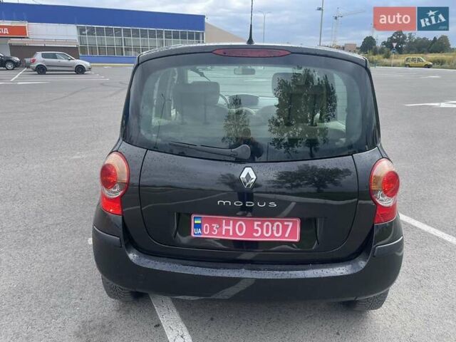 Чорний Рено Модус, об'ємом двигуна 1.6 л та пробігом 165 тис. км за 5890 $, фото 3 на Automoto.ua
