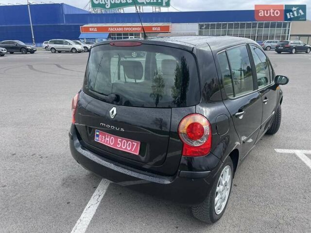 Чорний Рено Модус, об'ємом двигуна 1.6 л та пробігом 165 тис. км за 5890 $, фото 2 на Automoto.ua