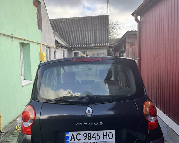 Черный Рено Модус, объемом двигателя 1.6 л и пробегом 242 тыс. км за 4500 $, фото 1 на Automoto.ua