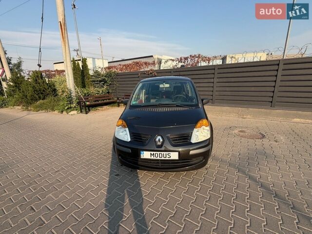 Чорний Рено Модус, об'ємом двигуна 1.46 л та пробігом 211 тис. км за 4000 $, фото 1 на Automoto.ua