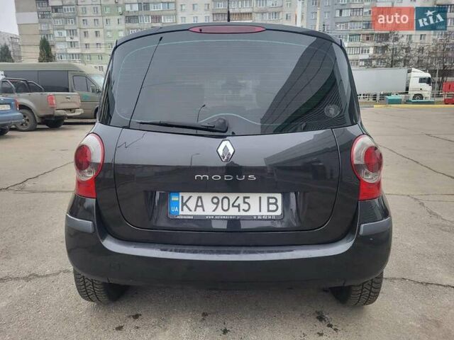 Чорний Рено Модус, об'ємом двигуна 1.46 л та пробігом 213 тис. км за 3899 $, фото 8 на Automoto.ua