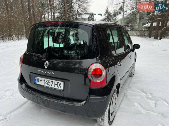 Чорний Рено Модус, об'ємом двигуна 1.2 л та пробігом 220 тис. км за 3200 $, фото 4 на Automoto.ua
