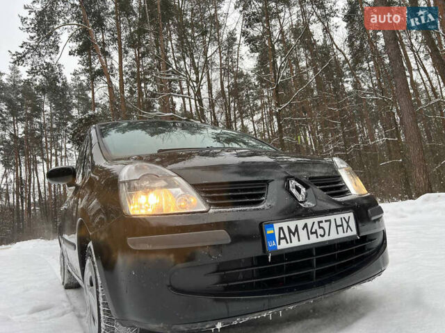 Чорний Рено Модус, об'ємом двигуна 1.2 л та пробігом 220 тис. км за 3200 $, фото 13 на Automoto.ua