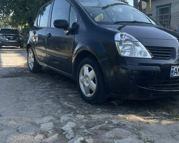 Черный Рено Модус, объемом двигателя 1.2 л и пробегом 141 тыс. км за 4000 $, фото 2 на Automoto.ua