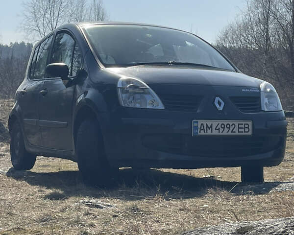 Черный Рено Модус, объемом двигателя 1.2 л и пробегом 141 тыс. км за 4000 $, фото 5 на Automoto.ua