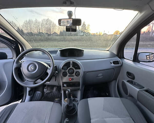 Черный Рено Модус, объемом двигателя 1.2 л и пробегом 221 тыс. км за 4650 $, фото 6 на Automoto.ua