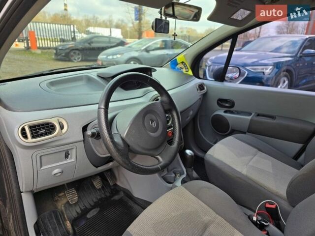 Черный Рено Модус, объемом двигателя 1.1 л и пробегом 221 тыс. км за 4300 $, фото 15 на Automoto.ua