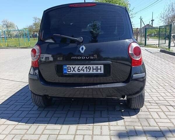 Черный Рено Модус, объемом двигателя 1.1 л и пробегом 233 тыс. км за 3500 $, фото 3 на Automoto.ua