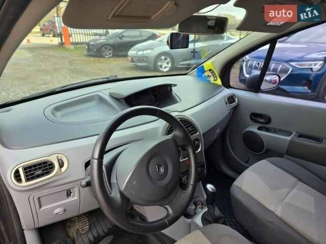 Черный Рено Модус, объемом двигателя 1.1 л и пробегом 221 тыс. км за 4300 $, фото 16 на Automoto.ua