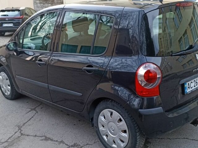 Черный Рено Модус, объемом двигателя 1.1 л и пробегом 188 тыс. км за 4300 $, фото 1 на Automoto.ua