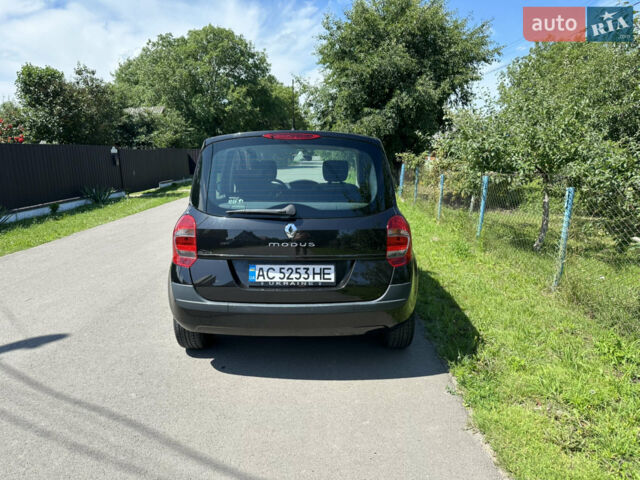 Черный Рено Модус, объемом двигателя 1.6 л и пробегом 184 тыс. км за 6300 $, фото 5 на Automoto.ua