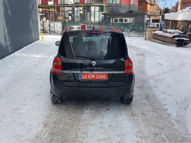 Чорний Рено Модус, об'ємом двигуна 1.6 л та пробігом 212 тис. км за 6450 $, фото 5 на Automoto.ua