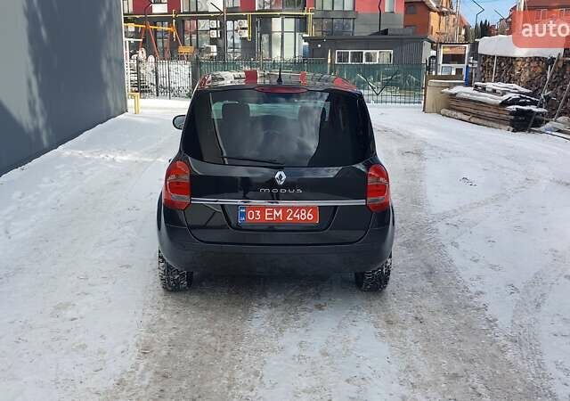 Чорний Рено Модус, об'ємом двигуна 1.6 л та пробігом 212 тис. км за 6250 $, фото 3 на Automoto.ua