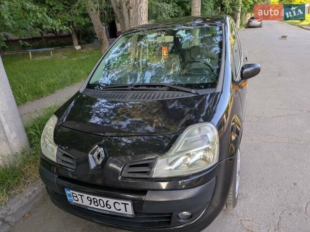 Черный Рено Модус, объемом двигателя 1.1 л и пробегом 211 тыс. км за 3700 $, фото 1 на Automoto.ua