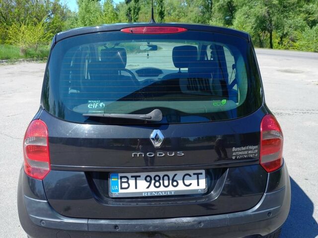 Чорний Рено Модус, об'ємом двигуна 1.1 л та пробігом 213 тис. км за 3700 $, фото 1 на Automoto.ua