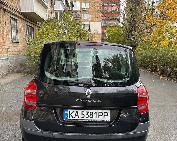 Рено Модус 2009 в Киеве на Automoto.ua Черный Рено Модус, объемом двигателя 1.15 л и пробегом 199 тыс. км за 4700 $, фото 7 на Automoto.ua