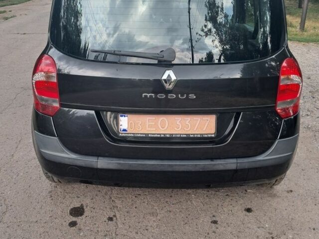 Чорний Рено Модус, об'ємом двигуна 0 л та пробігом 198 тис. км за 4700 $, фото 3 на Automoto.ua