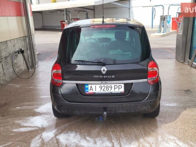 Чорний Рено Модус, об'ємом двигуна 1.2 л та пробігом 215 тис. км за 5500 $, фото 6 на Automoto.ua