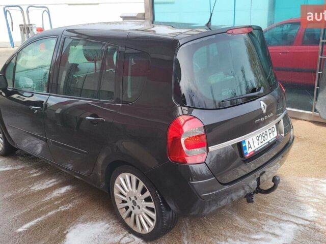 Чорний Рено Модус, об'ємом двигуна 1.2 л та пробігом 215 тис. км за 5500 $, фото 1 на Automoto.ua