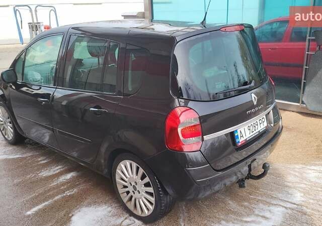 Чорний Рено Модус, об'ємом двигуна 1.2 л та пробігом 210 тис. км за 5500 $, фото 1 на Automoto.ua